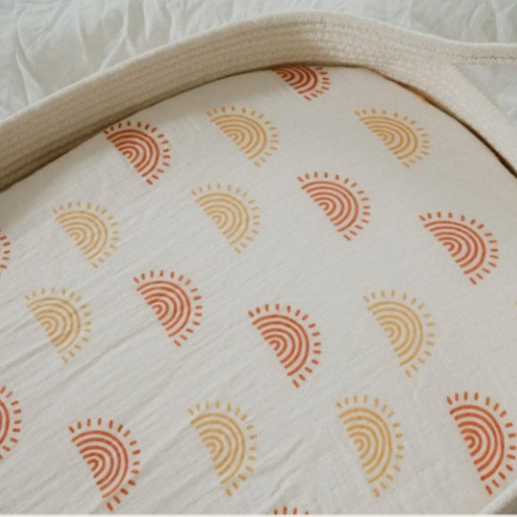 Bamboo Muslin Changing Pad Cover - Picture 1 of 4